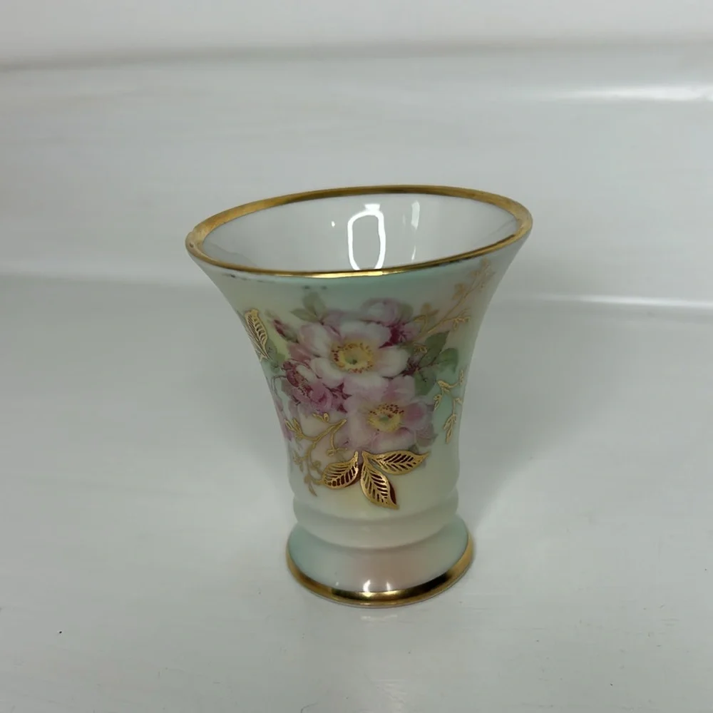 Schumann Arzberg Germany 🌹 Vintage Floral Small Porcelain Bud Vase #52 - Picture 16 of 16